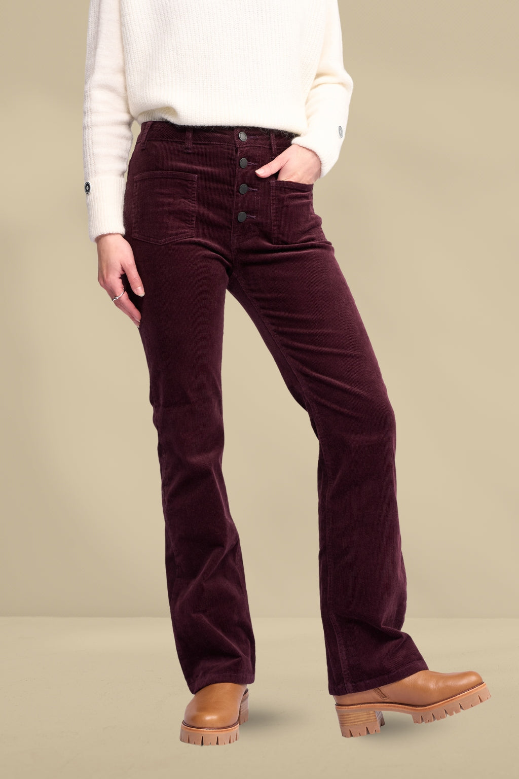 Knewe Potter Cord Raisin