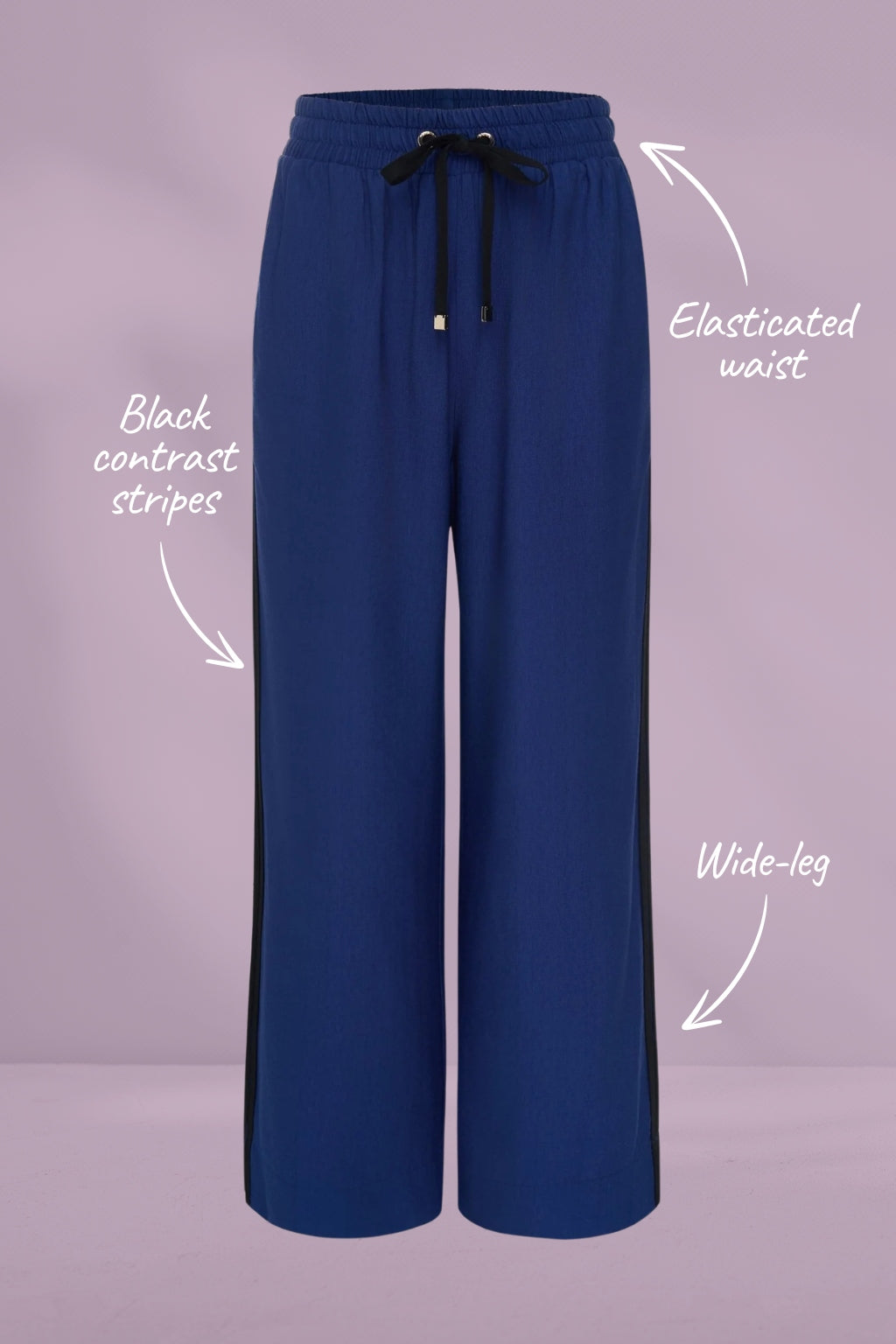 Moke Indiana Wide Leg Pants Heritage Blue