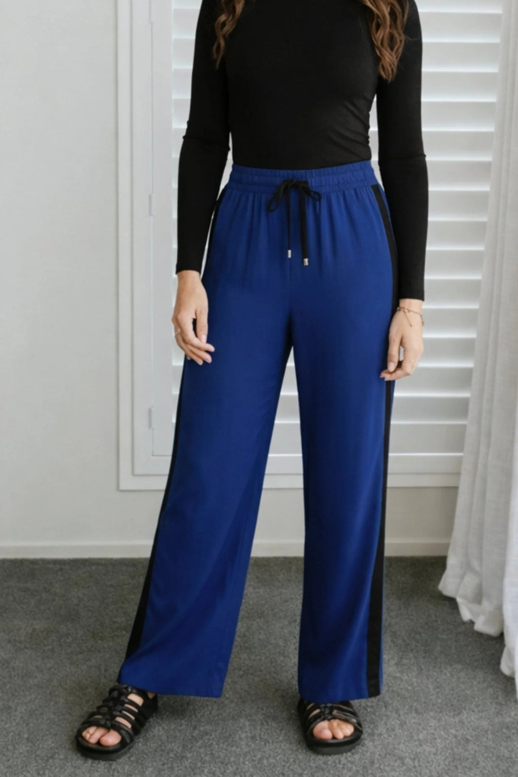 Moke Indiana Wide Leg Pants Heritage Blue