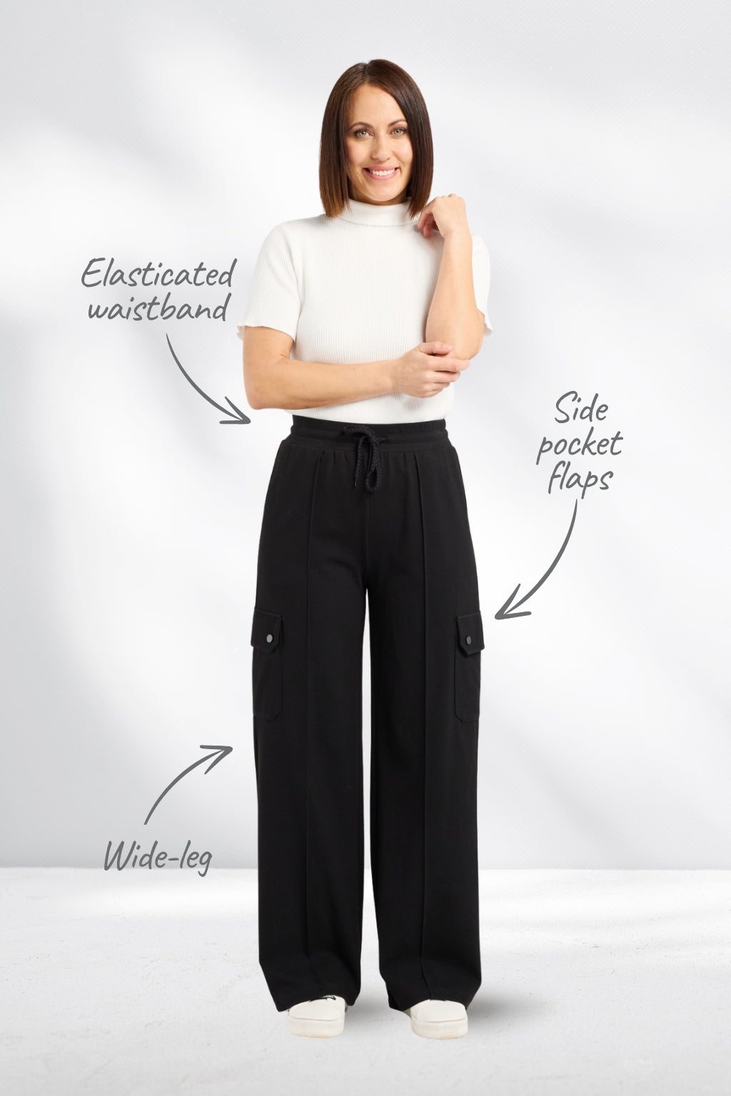 Seduce Cleo Pants Black